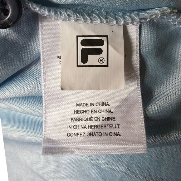 FILA W&S Cincinnati Open Tennis Womens Polo Size XL Navy white and teal - Picture 10 of 12